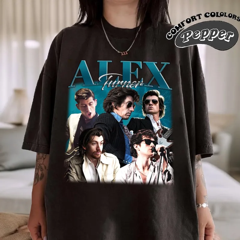 Product Retro Alex Turner Vintage T-shirt Hoodie Sweater