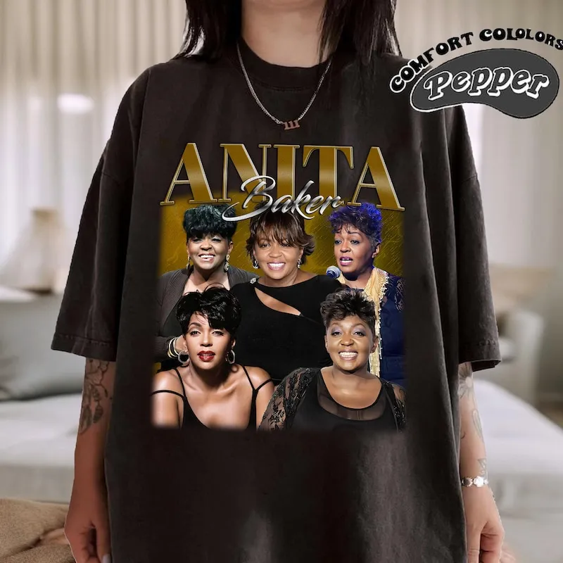 Product Retro Anita Baker Vintage 90s Fan Gift T-shirt Hoodie Sweater