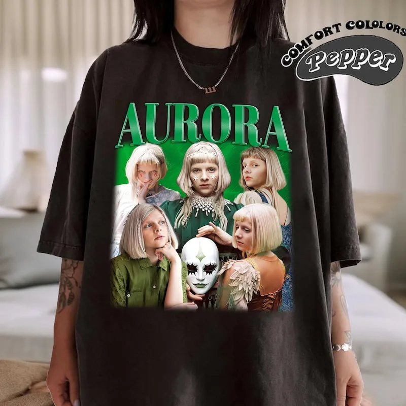 Product Retro Aurora Aksnes 90s T-shirt Hoodie Sweater