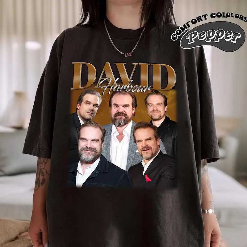 Product Retro David Harbour 90s Style T-shirt Hoodie Sweater