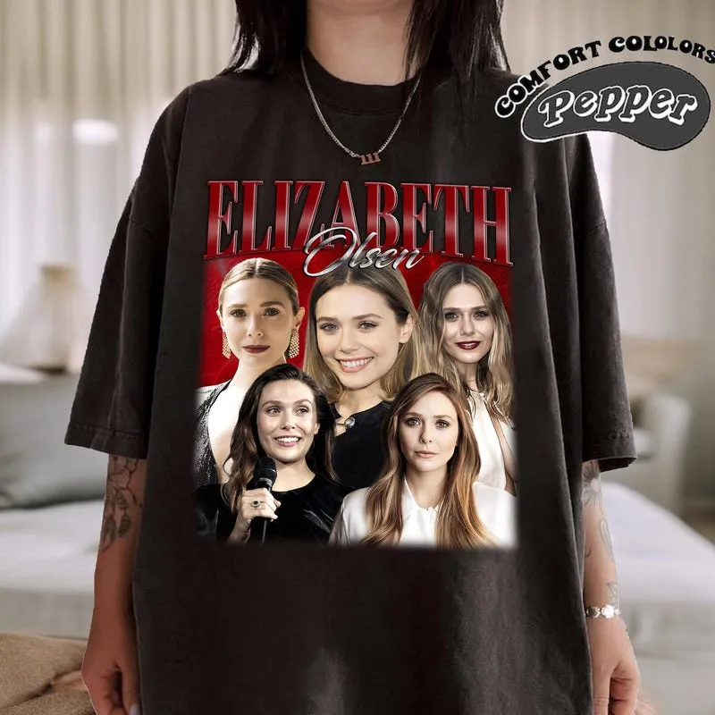 Product Retro Elizabeth Olsen 90s Style T-shirt Hoodie Sweater