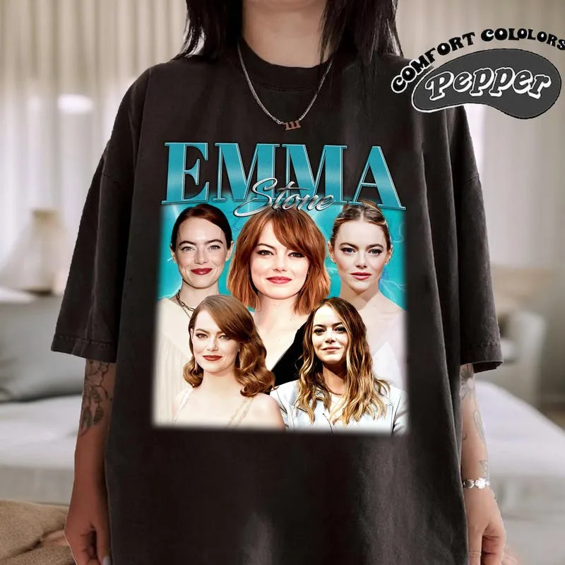 Product Retro Emma Stone Vintage Fan Gift T-shirt Hoodie Sweater