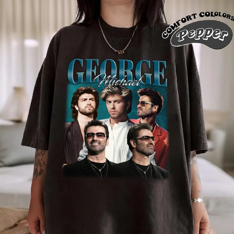 Product Retro George Michael 90s Fan Gift T-shirt Hoodie Sweater
