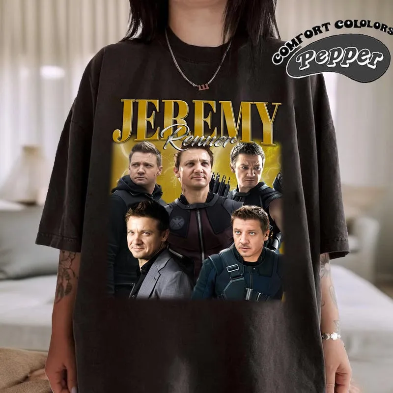 Product Retro Jeremy Renner Hawkeye T-shirt Hoodie Sweater