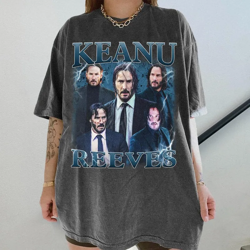 Product Retro Keanu Reeves Graphic T-shirt Hoodie Sweater