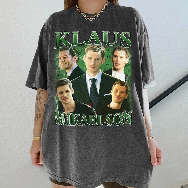 Product Retro Klaus Mikaelson 90s Vintage T-shirt Hoodie Sweater