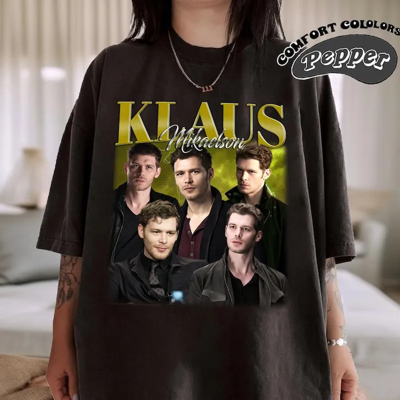 Product Retro Klaus Mikaelson Vintage 90s T-shirt Hoodie Sweater