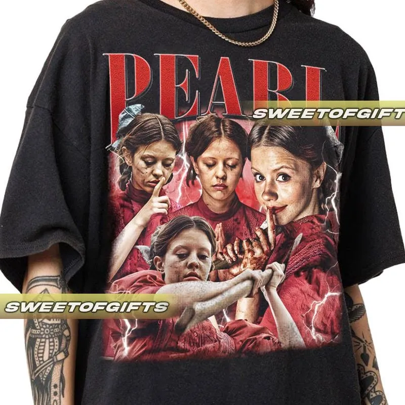 Product Pearl Mia Goth Horor Vintage T-shirt Hoodie Sweater