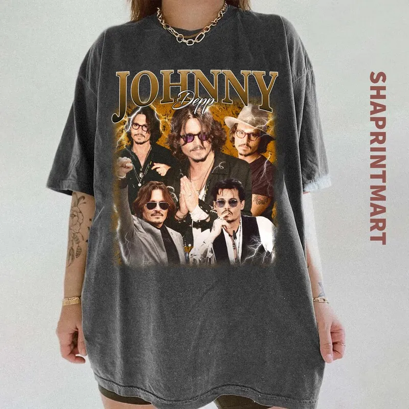 Product Johnny Depp Retro Vintage 90s T-shirt Hoodie Sweater