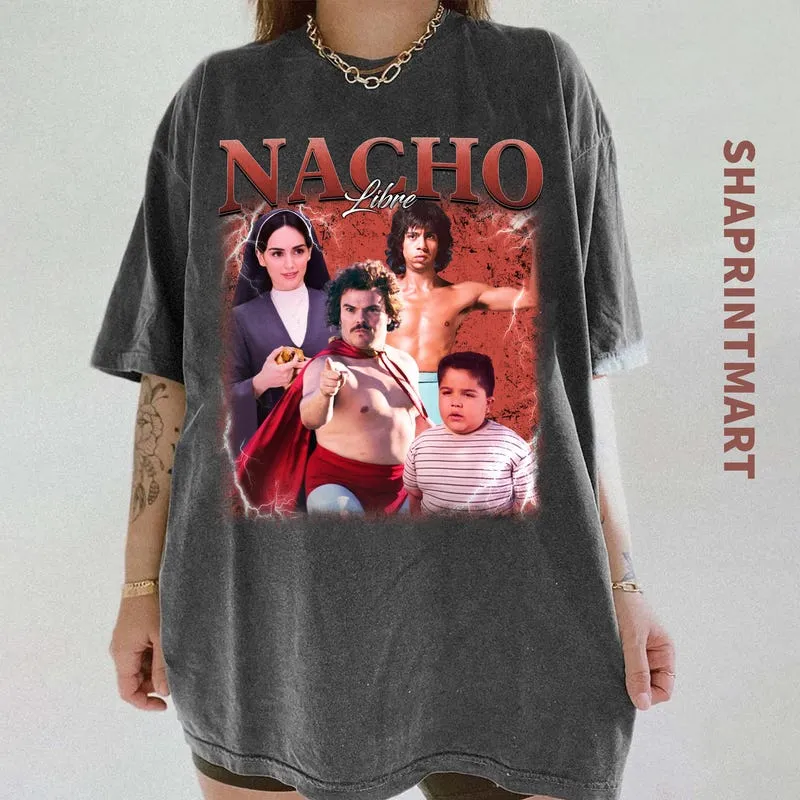 Product Nacho Libre Vintage Retro Film T-shirt Hoodie Sweater