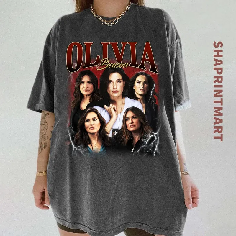 Product Olivia Benson Retro Vintage Style T-shirt Hoodie Sweater