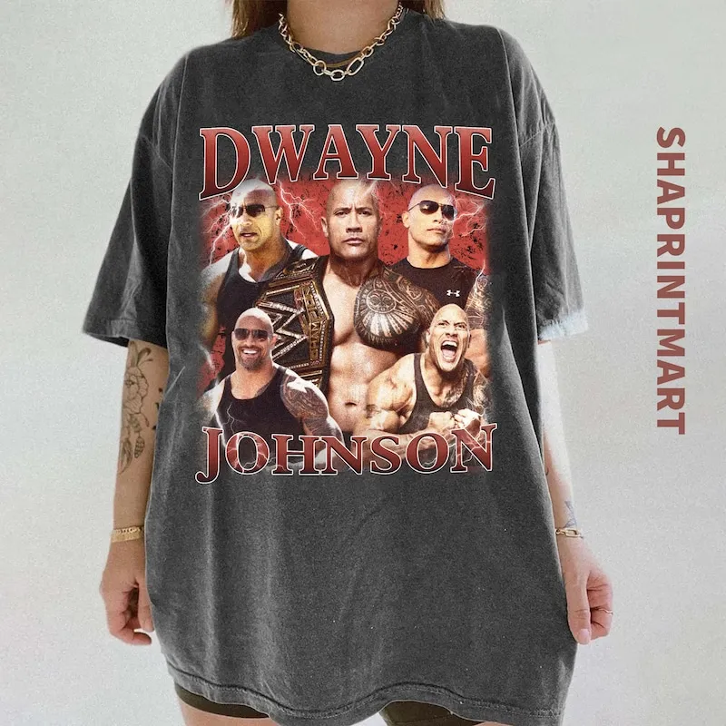 Product Retro Dwayne Johnson T-shirt Hoodie Sweater