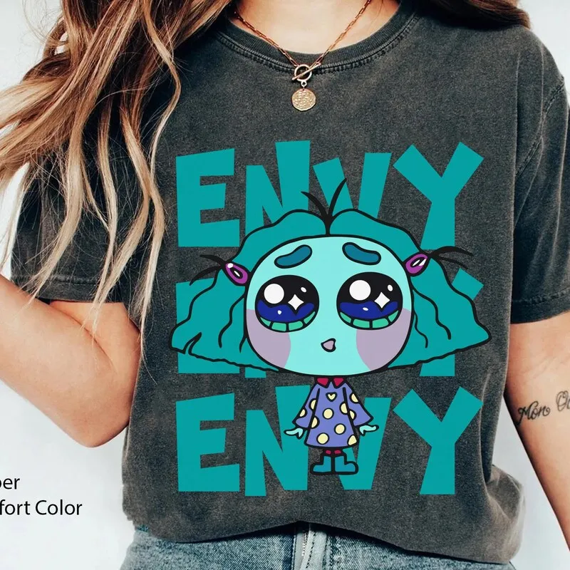 Product Inside Out 2 Envy Est 2024 Emotions T-shirt Hoodie Sweater Mental Health Matter Speech Therapy Disneyland Family Trip