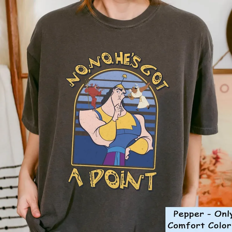 Product Kronk Angel And Devil No He Got A Point The T-shirt Hoodie Sweater Emperor New Groove Funny Disneyland Family Trip