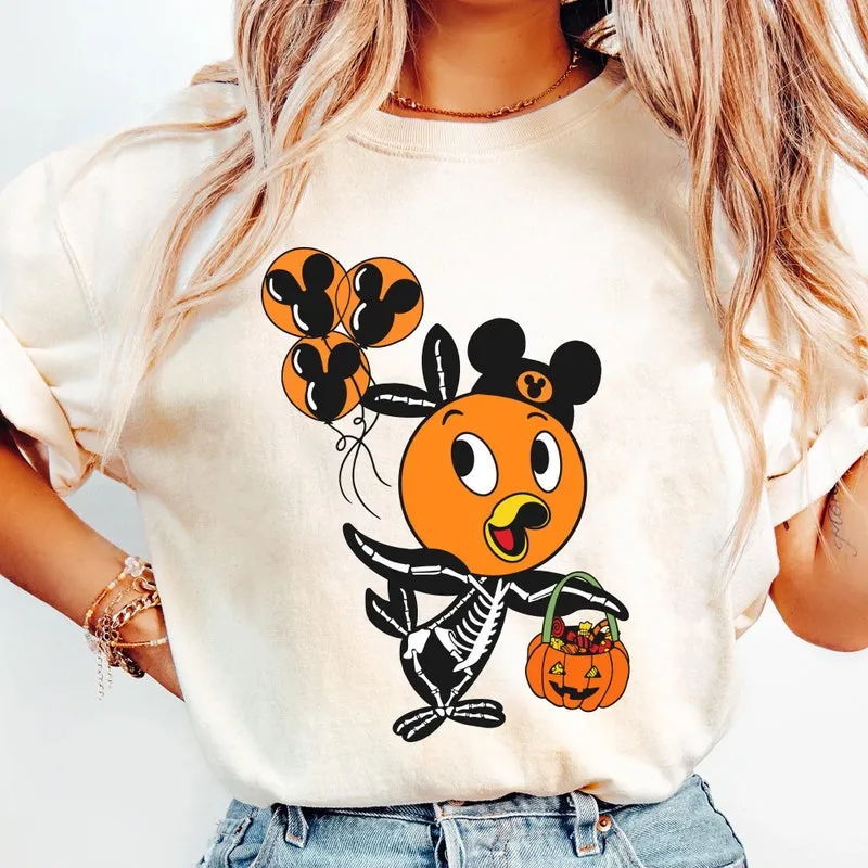 Product Orange Bird Skeleton Costume With Halloween T-shirt Hoodie Sweater Balloon Pumpkin Epcot Disneyland Spooky Season