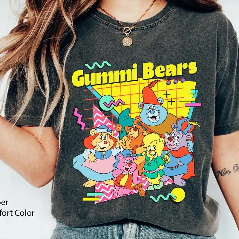 Product Retro 90s Adventure Of Gummi Bears T-shirt Hoodie Sweater Friends Disneyland Family Vacation Magic Kingdom