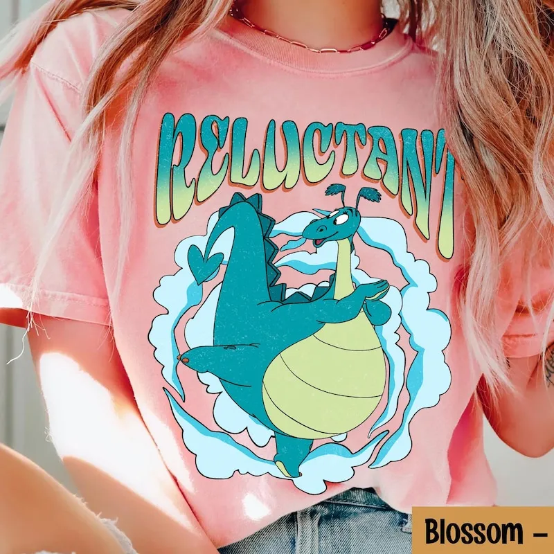 Product Retro 90s The Reluctant Dragon Portrait Funny T-shirt Hoodie Sweater Gift For Kid