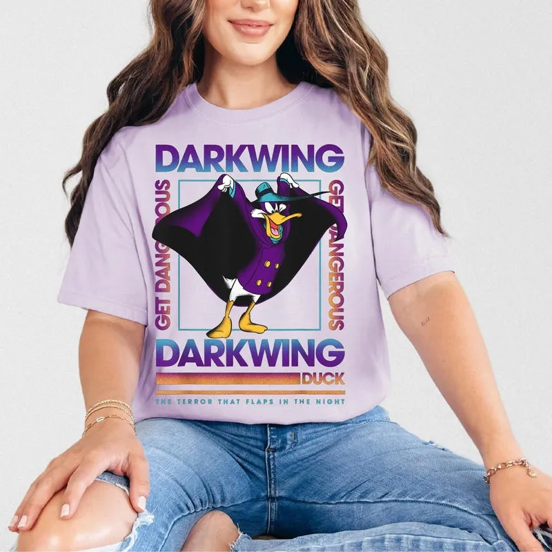 Product Retro The Darkwing Duck Let Get T-shirt Hoodie Sweater Dangerous Ducktales Disneyland Trip Outfit Birthday Gift