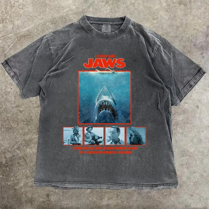 Product Jaws Movie Vintage Retro Unisex Gift For Woman T-shirt Hoodie Sweater And Man