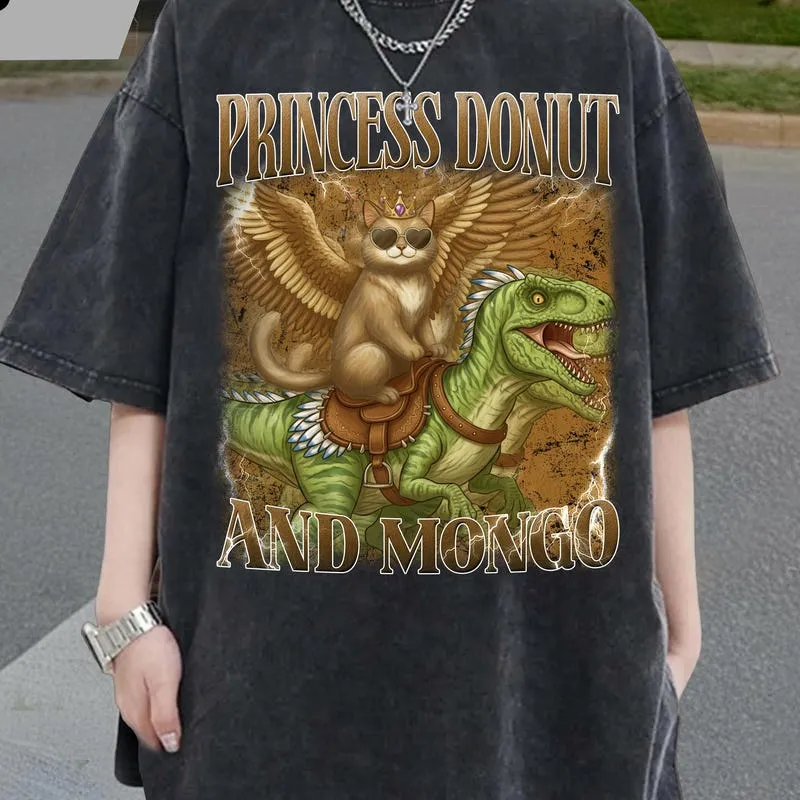 Product Princess Donut And Mongo Graphic Dungeon Crawler T-shirt Hoodie Sweater Carl Unisex Vintage