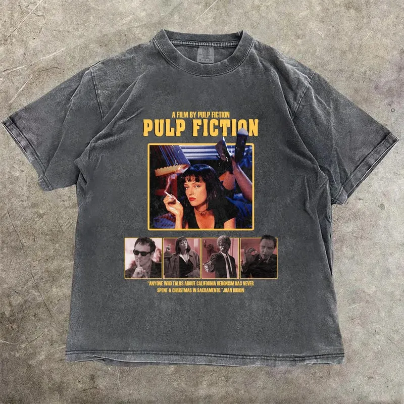 Product Pulp Fiction Movie Vintage Retro Unisex Gift T-shirt Hoodie Sweater For Woman And Man